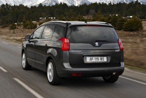 Peugeot 5008 en vue arriere