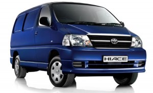 Toyota Hi Ace II en vue de face avant