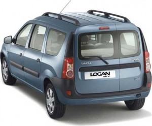 La Dacia Logan MCV vue de dos