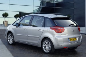 Citroen C4 Picasso vue de l'arrière