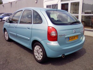 Citroen Xsara en vue arrière